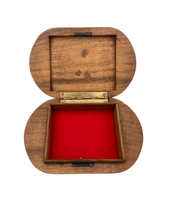 Oval Wooden Keepsake Box - Image 4