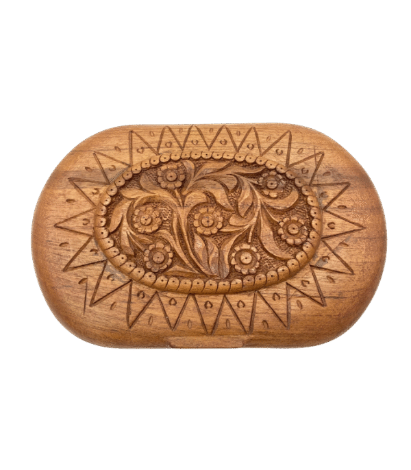 Oval Wooden Keepsake Box - Image 2
